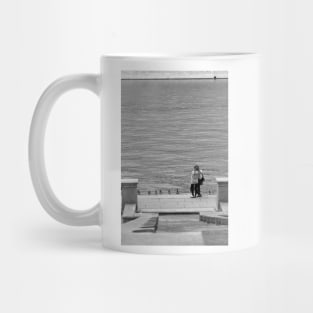 Enamoured Couple on Quay Mug